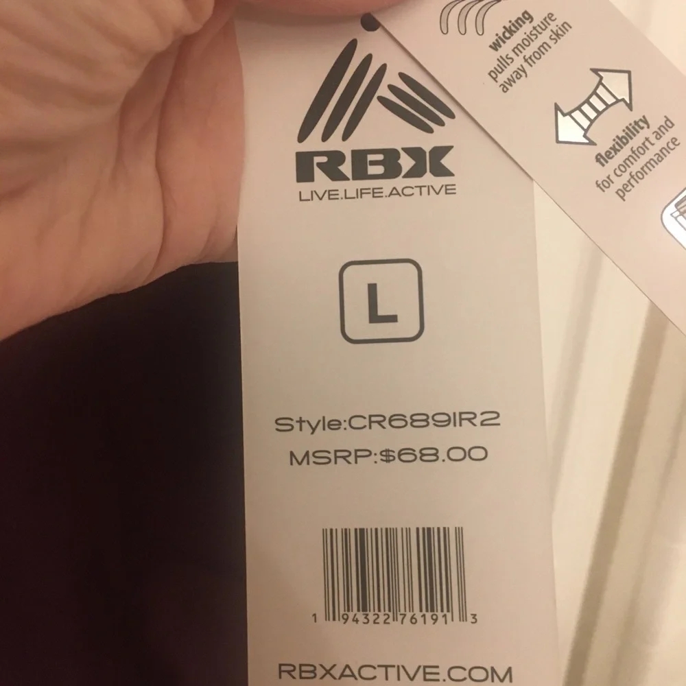 NWT…RBX Active workout leggings - Picture 4 of 5